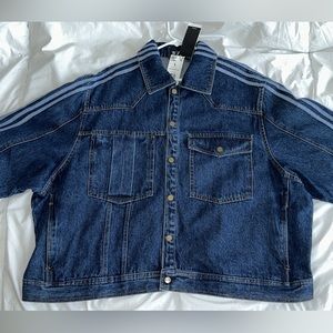 Adidas x Ivy Park Blue Denim Jacket L